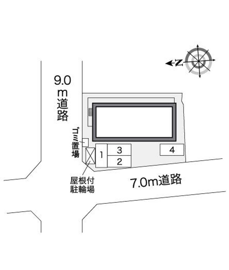 レオパレスＫ 配置図