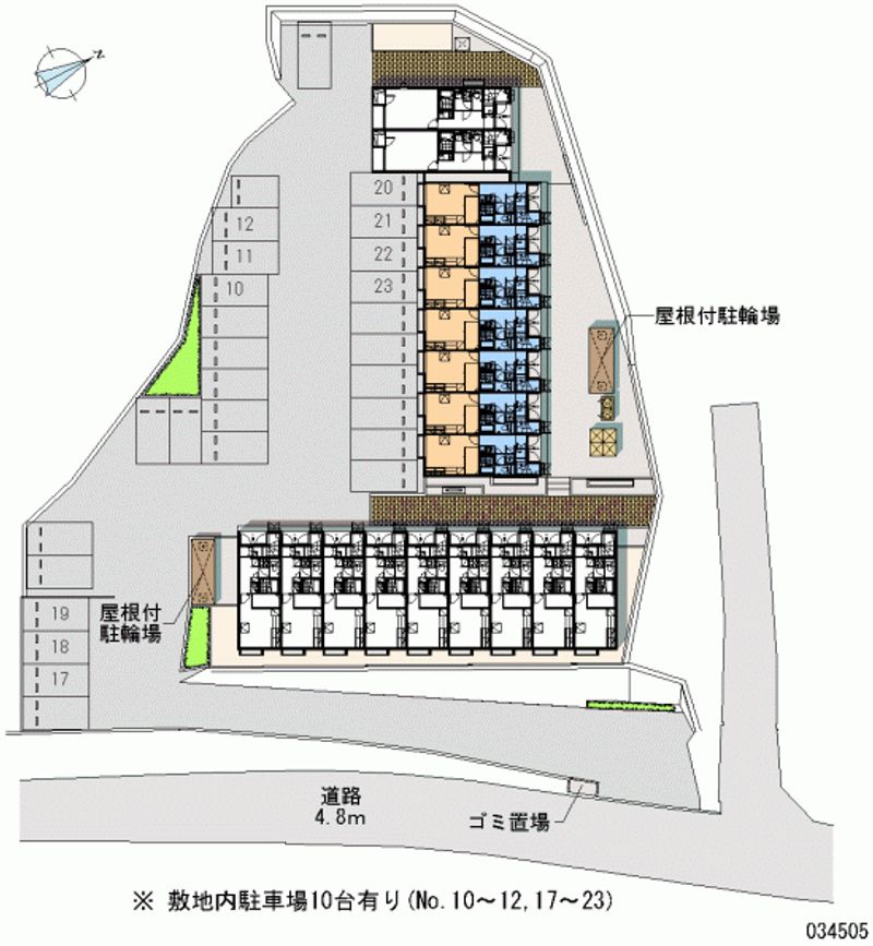 レオパレス瑞穂Ⅰ 月極駐車場