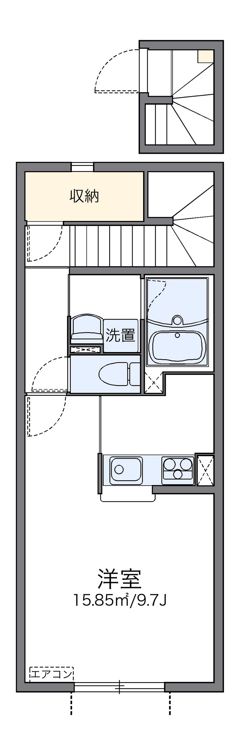 レオネクストなのはな 間取り
