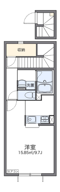 レオネクストなのはな 間取り図