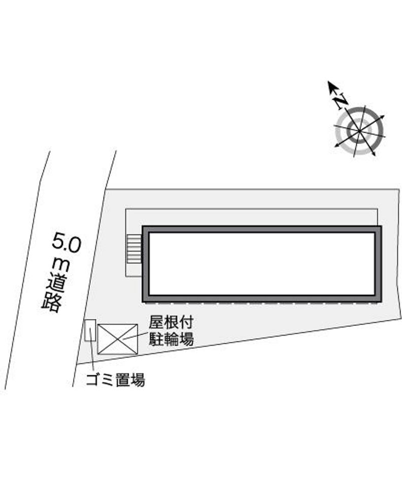 レオパレスオアゾＣ 配置図