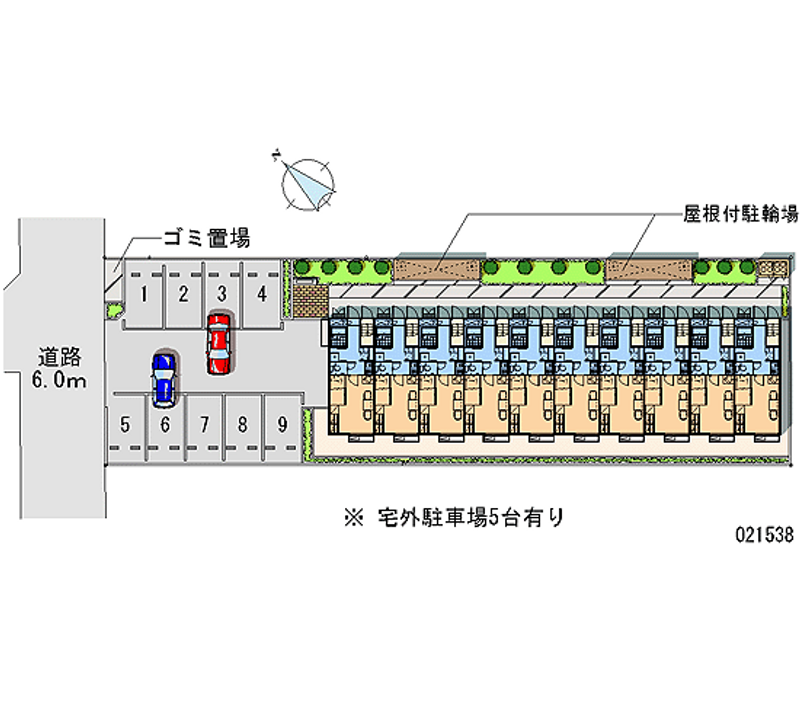 21538 Monthly parking lot