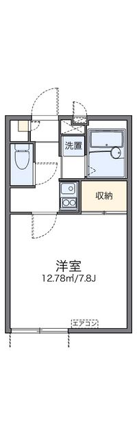 レオパレス天満 間取り図