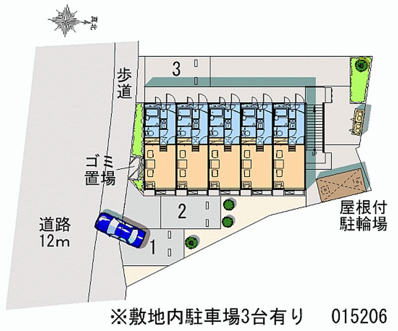 レオパレスリロ 月極駐車場