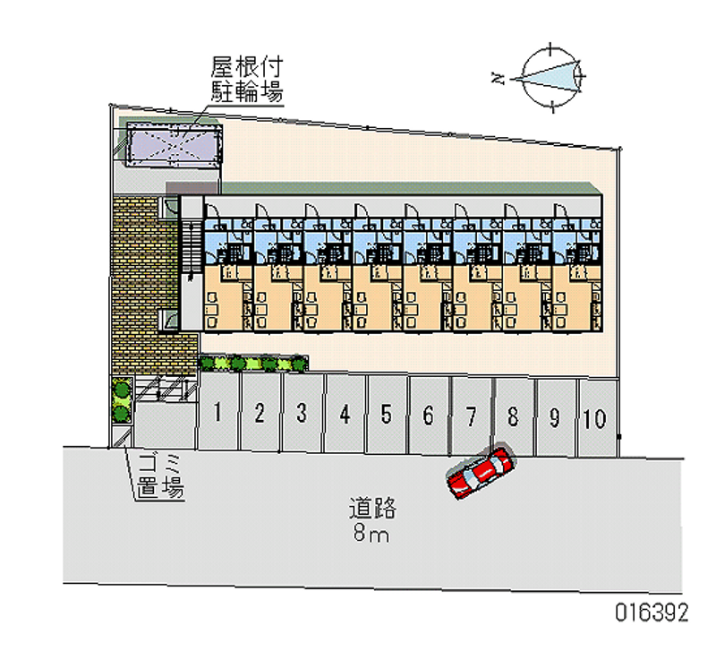 レオパレスエクシール 月極駐車場