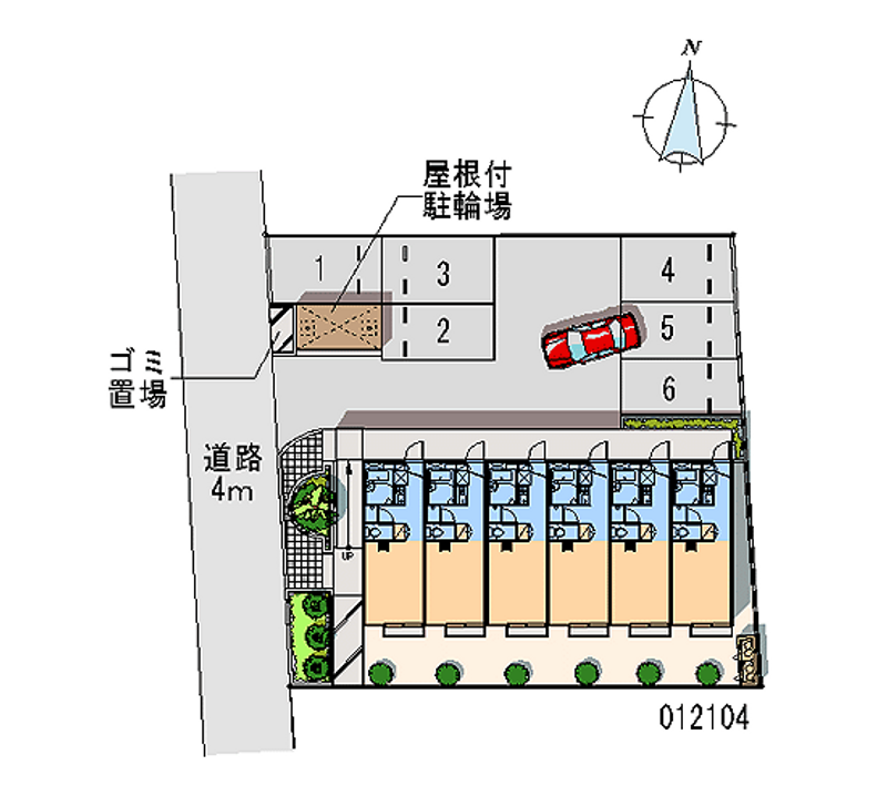 レオパレスエスト 月極駐車場