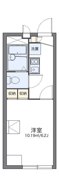 レオパレス都丘 間取り図