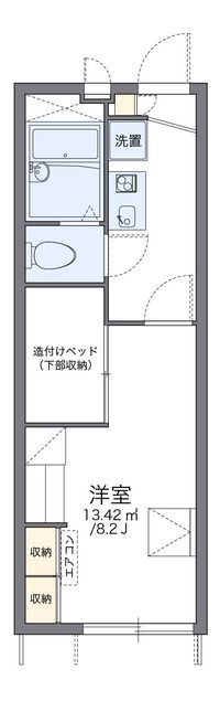 レオパレスＥフレックス 間取り図