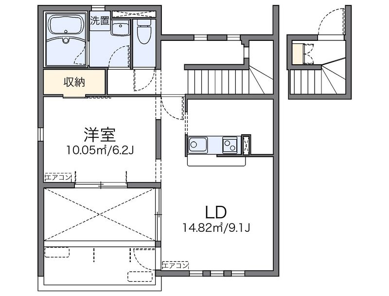 レオネクストコンフォールパレス 間取図