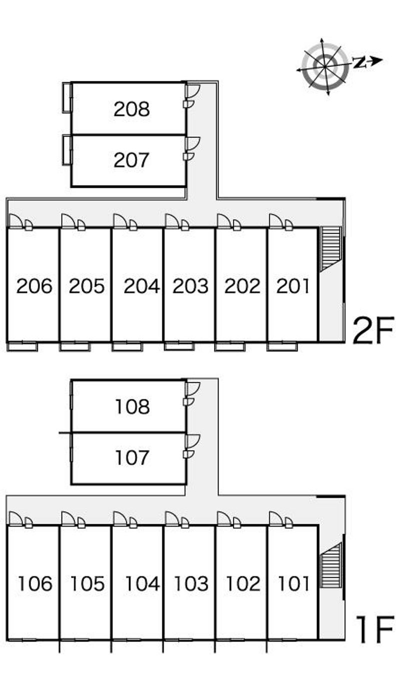 レオパレスＫＩⅡ 間取配置図
