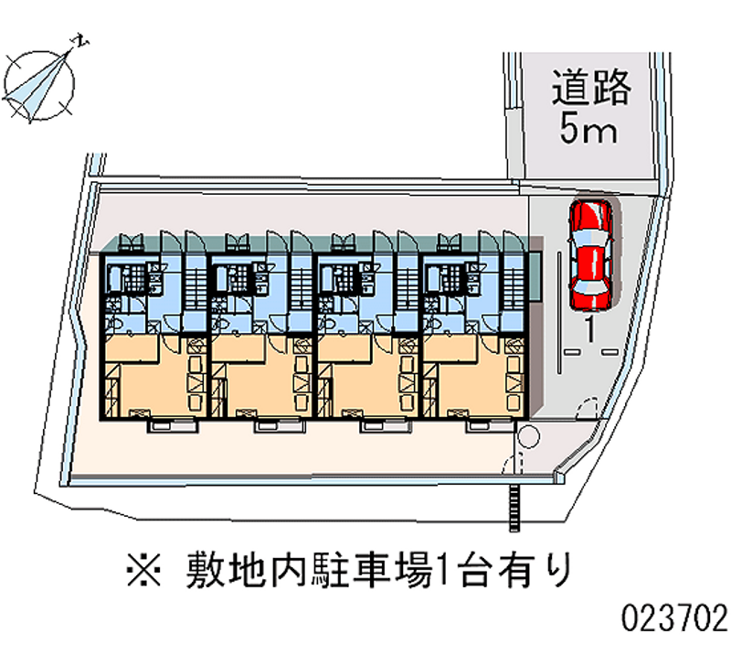レオパレスファミーユ 区画図