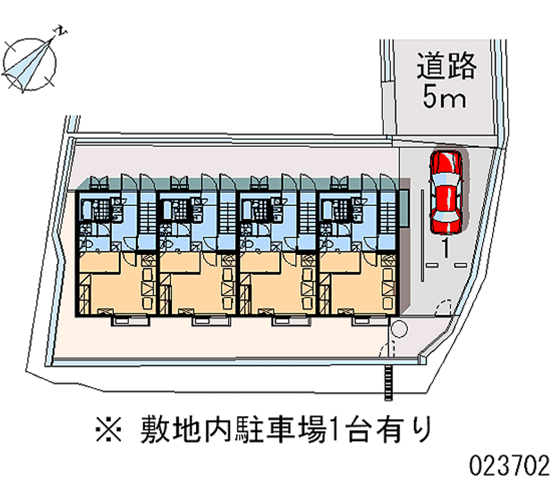 レオパレスファミーユ 月極駐車場