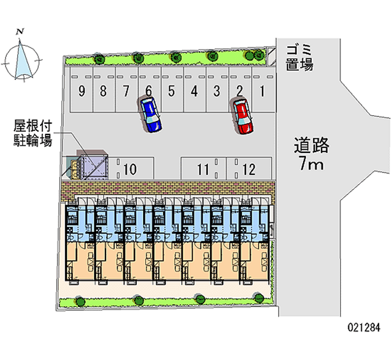 21284月租停车场