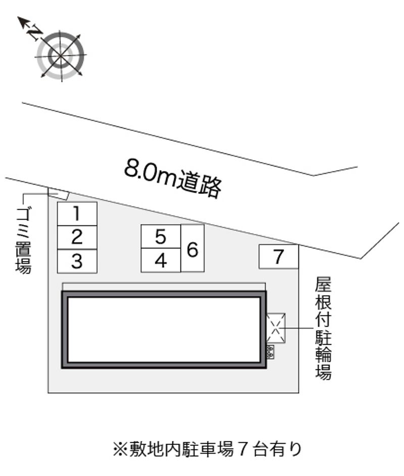 レオパレスＶｅｒｄｅ 配置図