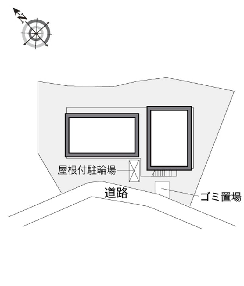 レオパレスフォンテーヌⅣ 配置図