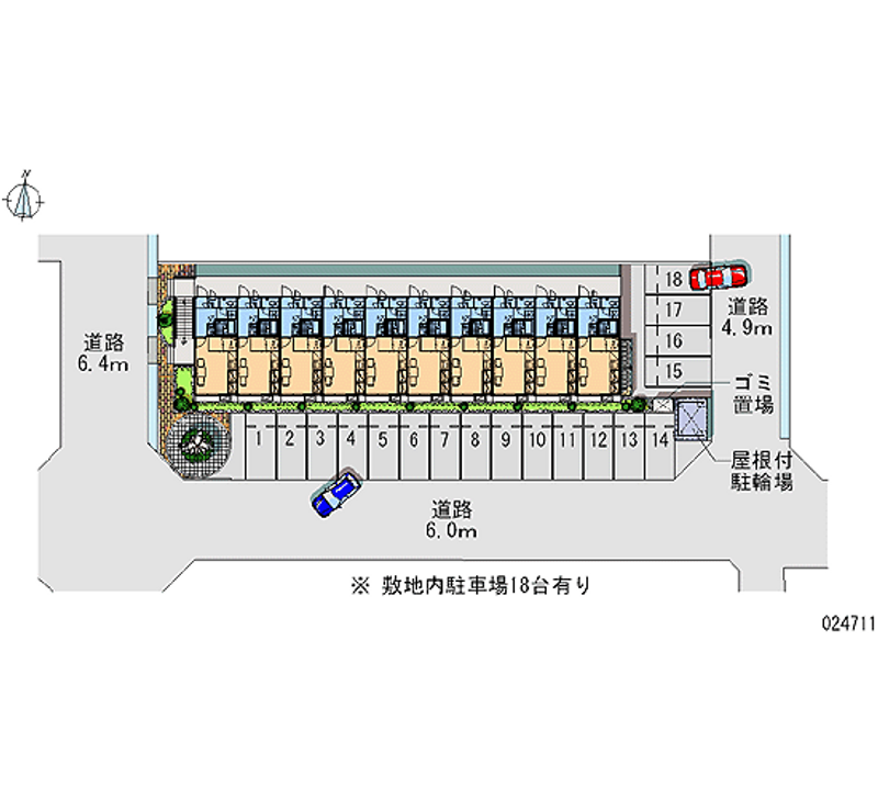 24711月租停車場