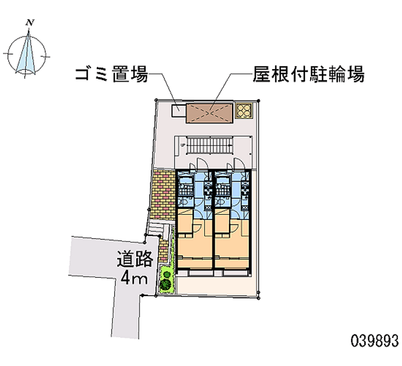 レオパレスＢＯＳＨＵＫＥ大日通 区画図