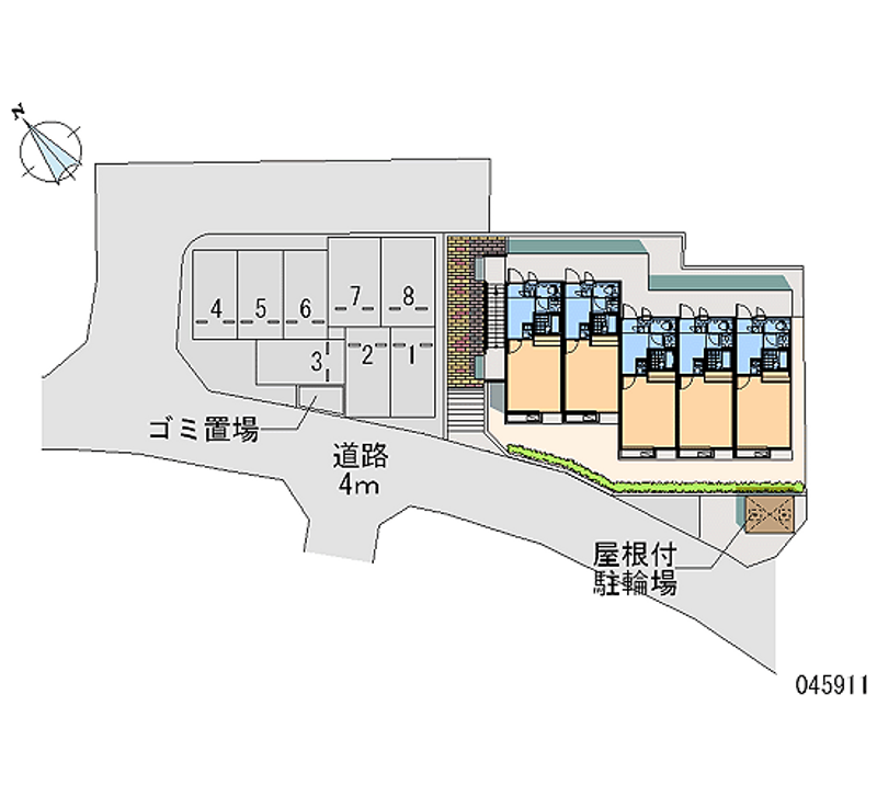 レオパレス石田Ⅱ 月極駐車場