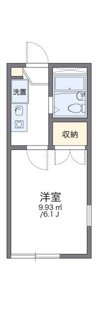 レオパレスイキ明大前 間取り図