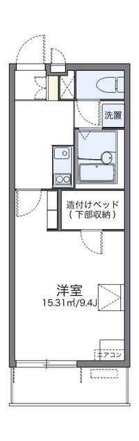 レオパレスセンターヴィレ 間取り図