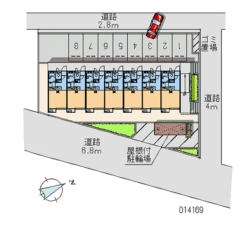 14169 Monthly parking lot