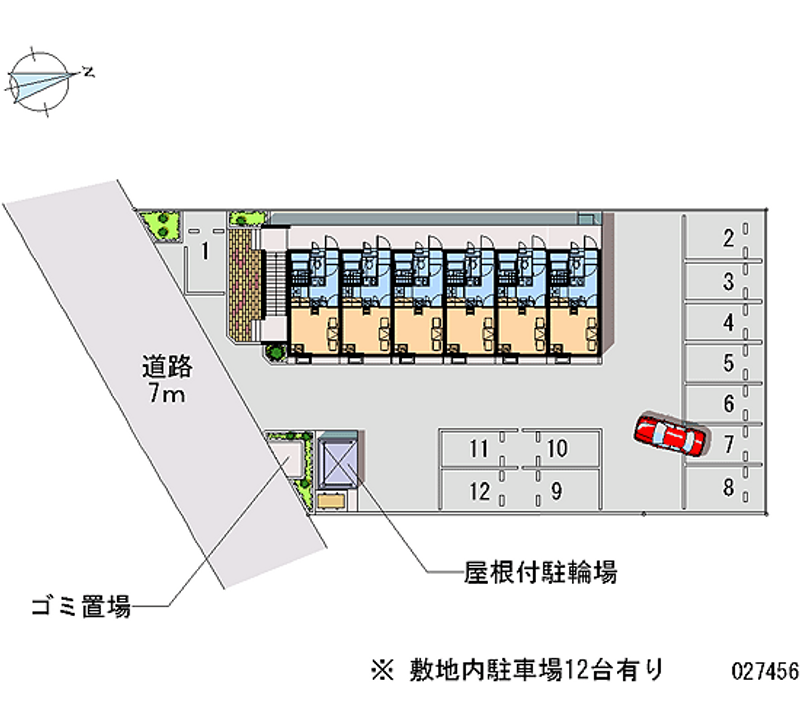 27456 Monthly parking lot