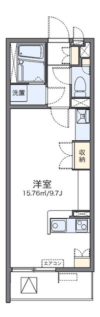 レオネクスト中川Ⅲ 間取り図