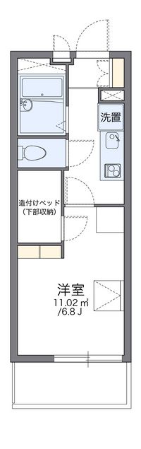 レオパレスＫｓＣＵＢＥ植田東 間取り図