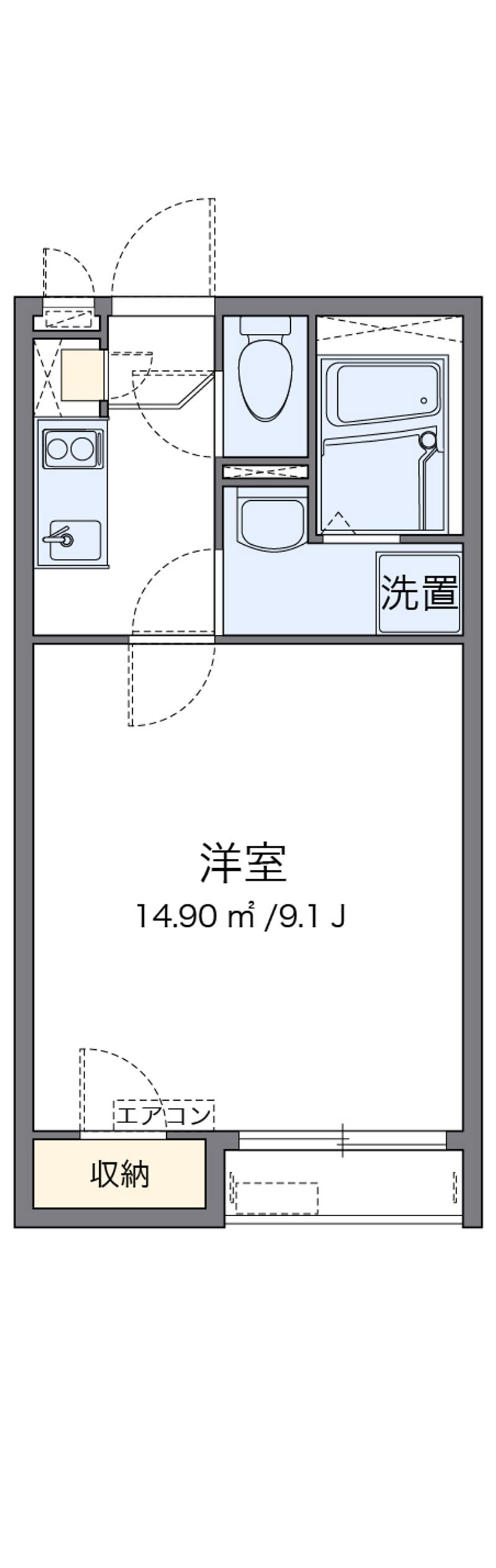 クレイノかなさ 間取図