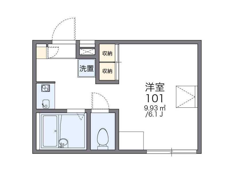 レオパレスＦ 間取図