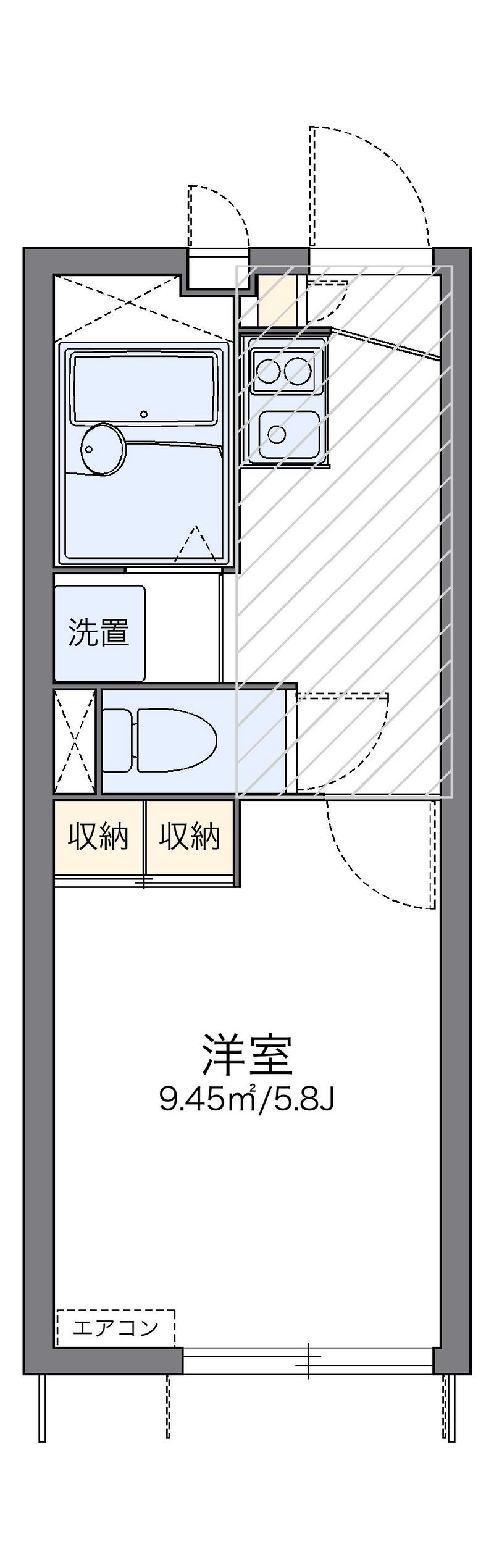 レオパレスエムアイ 間取図