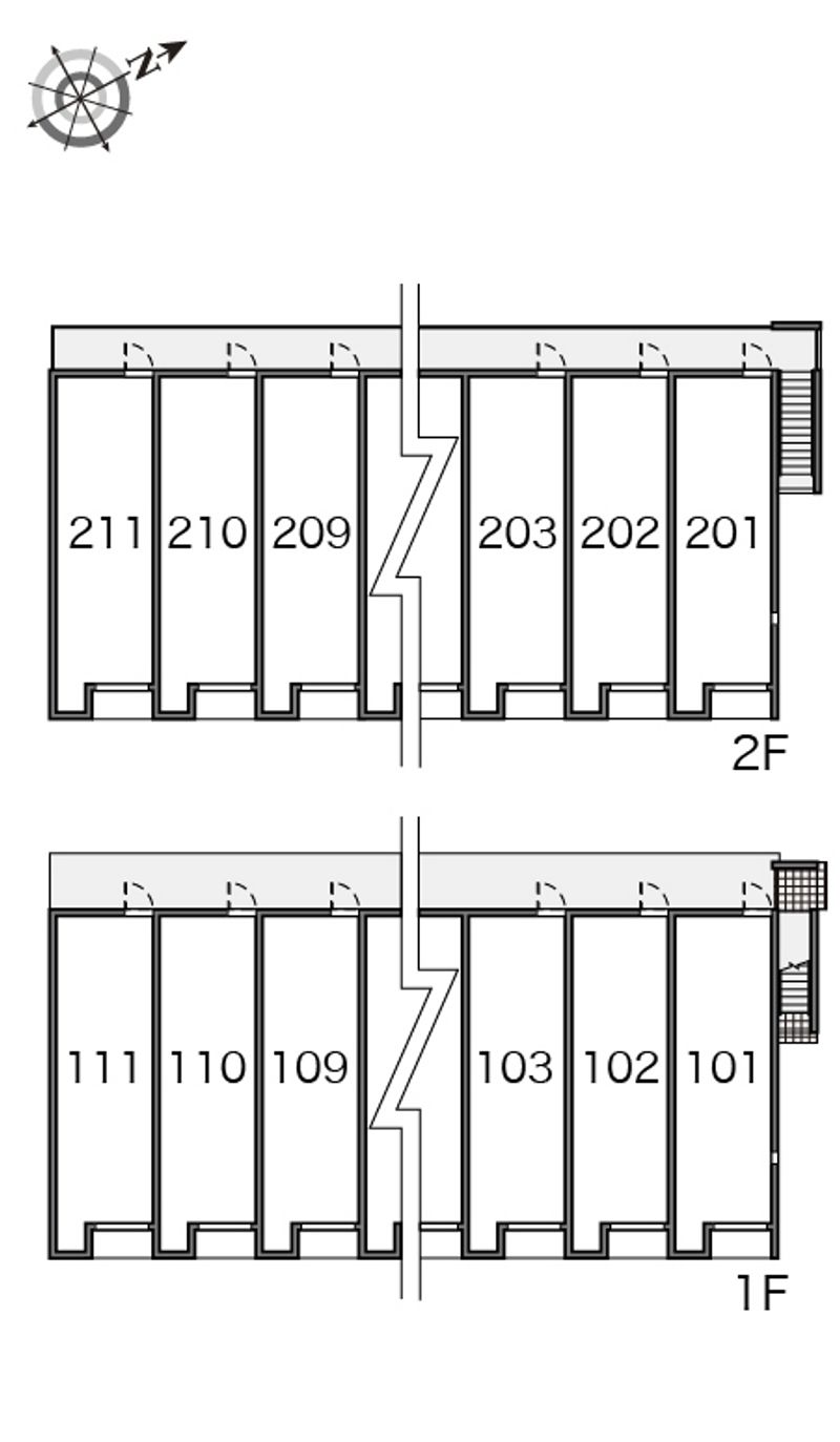 レオネクストストンフィルド 間取配置図