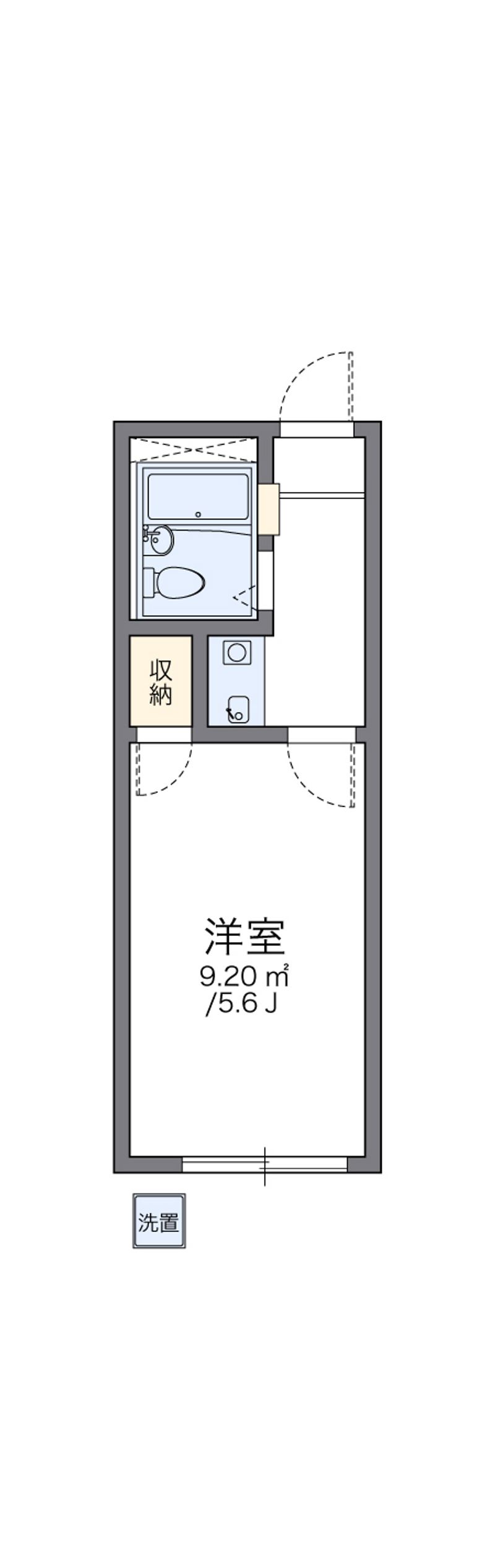 レオパレス５＆５ 間取図