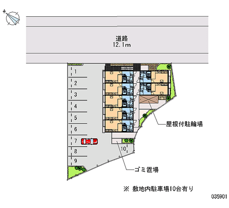 35901 Monthly parking lot