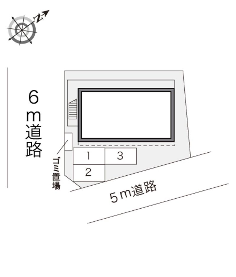 レオパレスパルＴ・Ｋ−Ｃ 駐車場