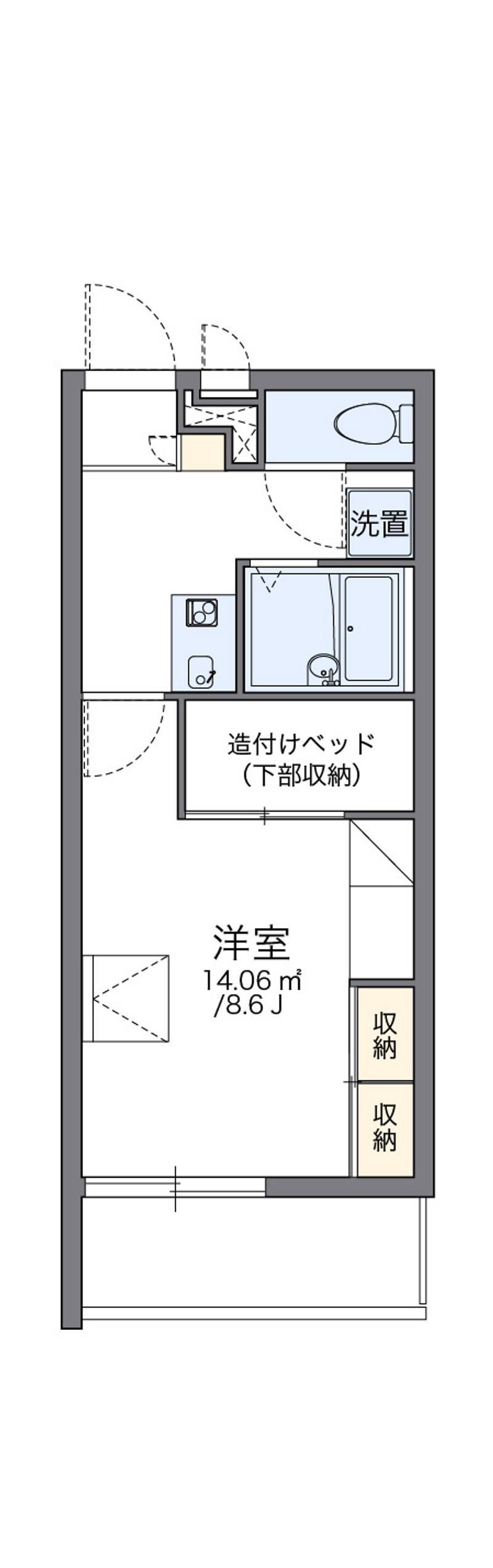 レオパレスノーブル 間取図