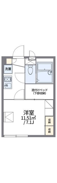 レオパレスリトルワールド　Ⅲ 間取り図