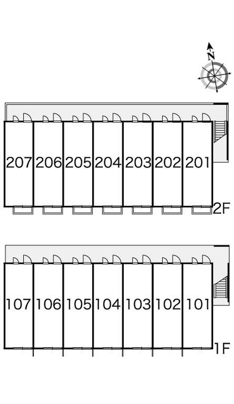レオパレス北五反田 間取り配置図