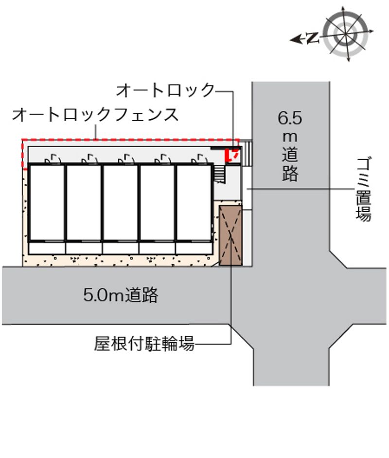 クレイノロッソ　ストラーダ 配置図
