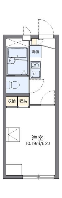 レオパレスカーサ　ヒラルダ 間取り図