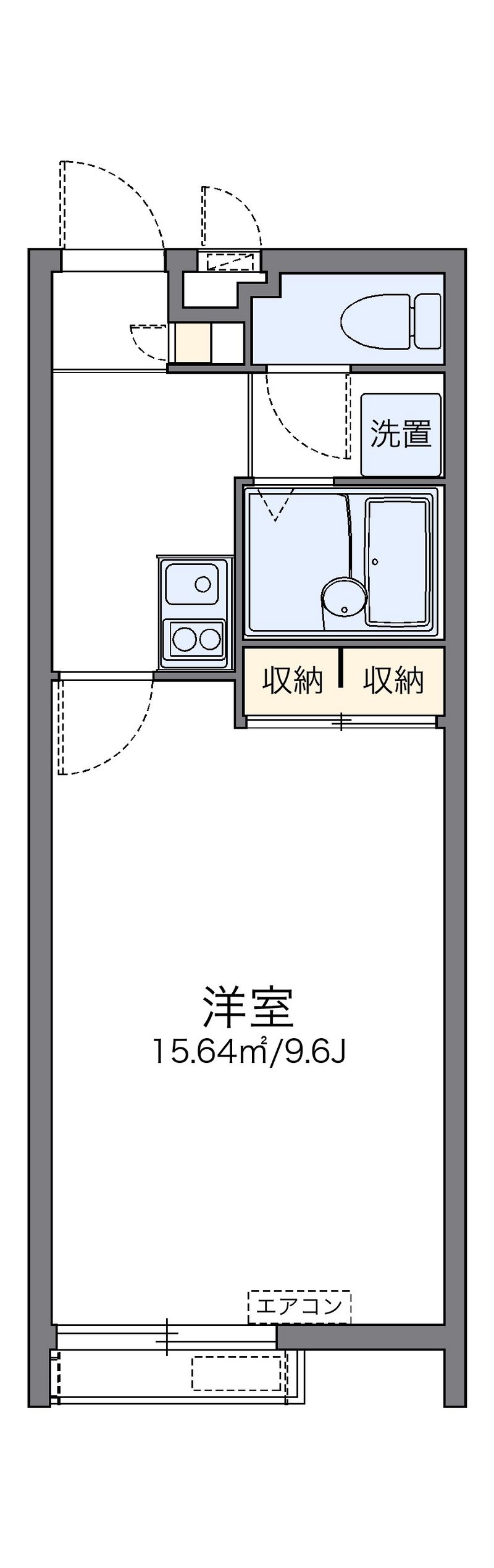 レオパレス南城 間取り