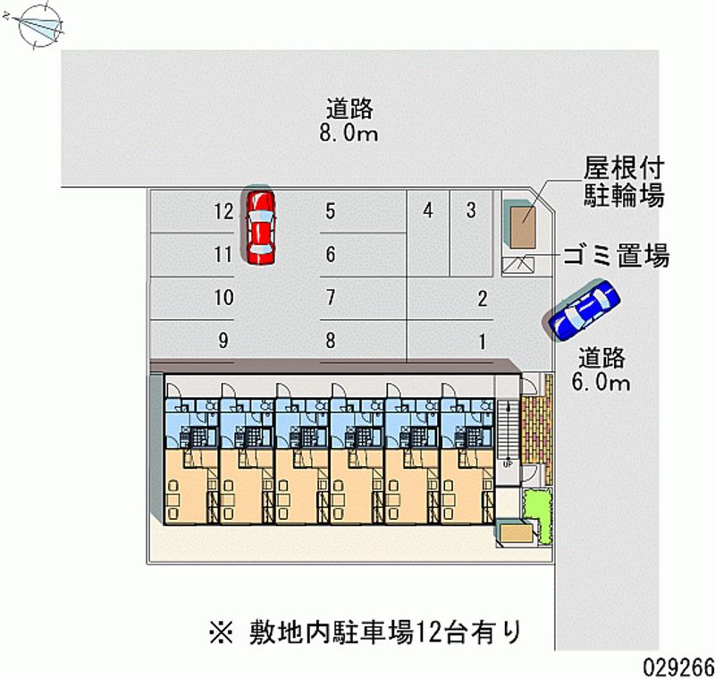 レオパレスアークスＥＮＩＷＡ 月極駐車場