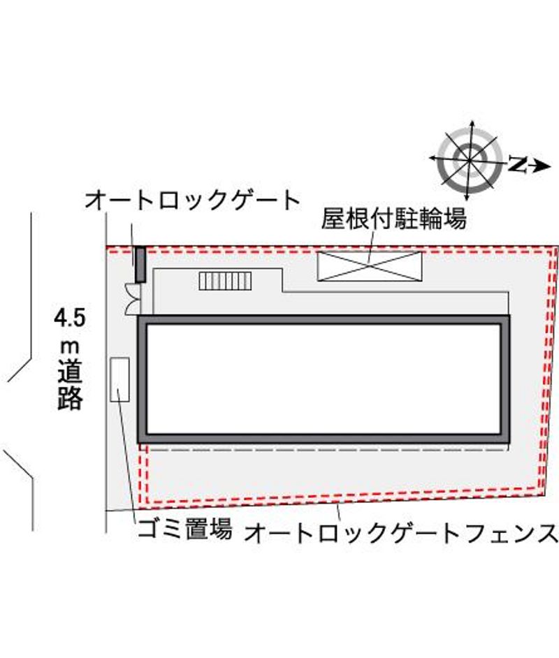 レオパレスプリマベーラ荻窪 配置図