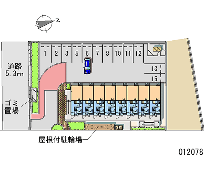 12078月租停車場