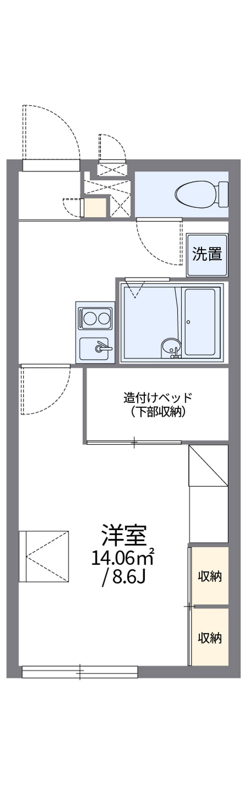 レオパレスＤＵＯ　伊万里 間取図
