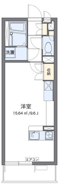 クレイノパレスアニマル２１ 間取り図