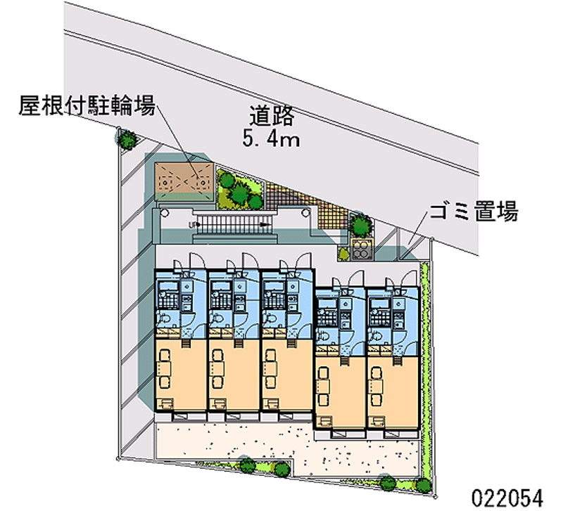 レオパレスオータニ 区画図
