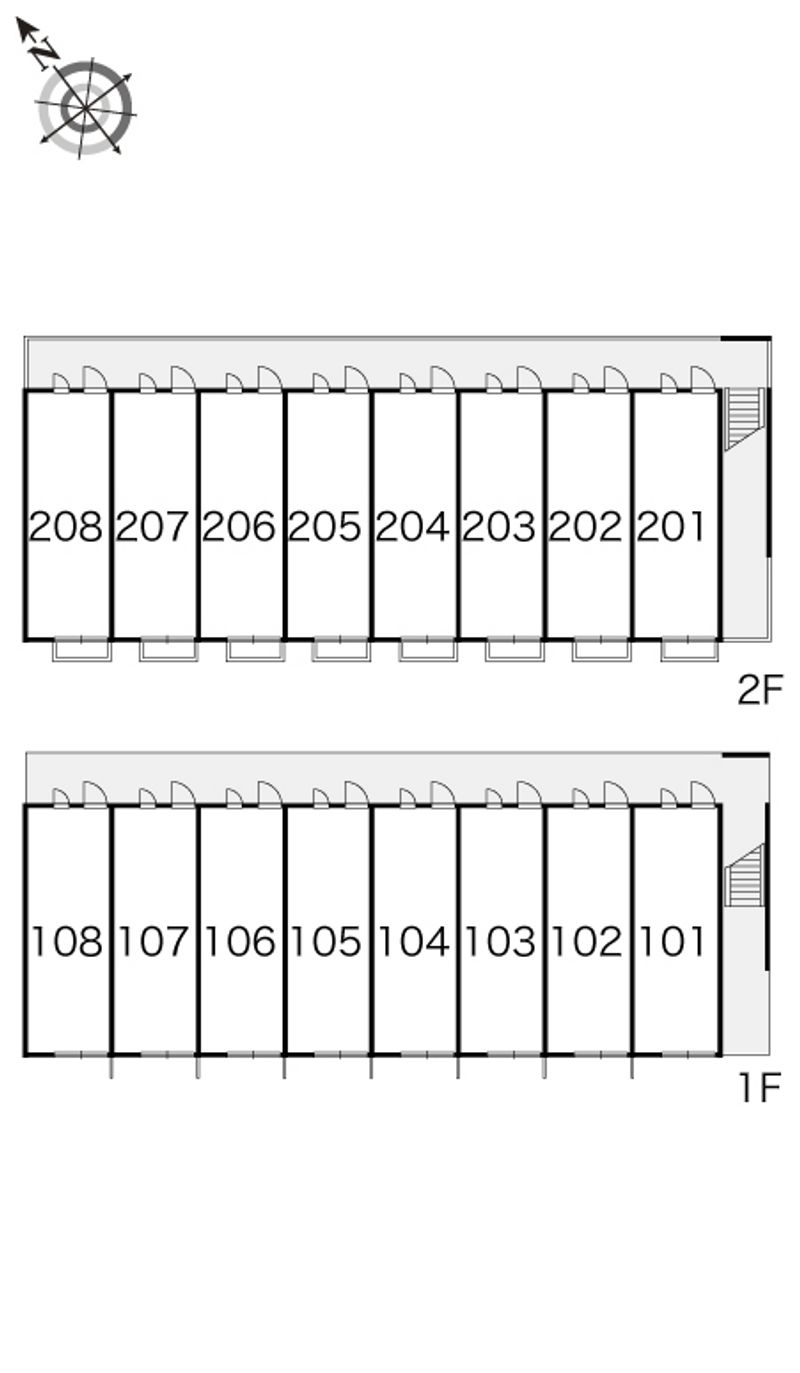 レオパレスプレミール 間取り配置図