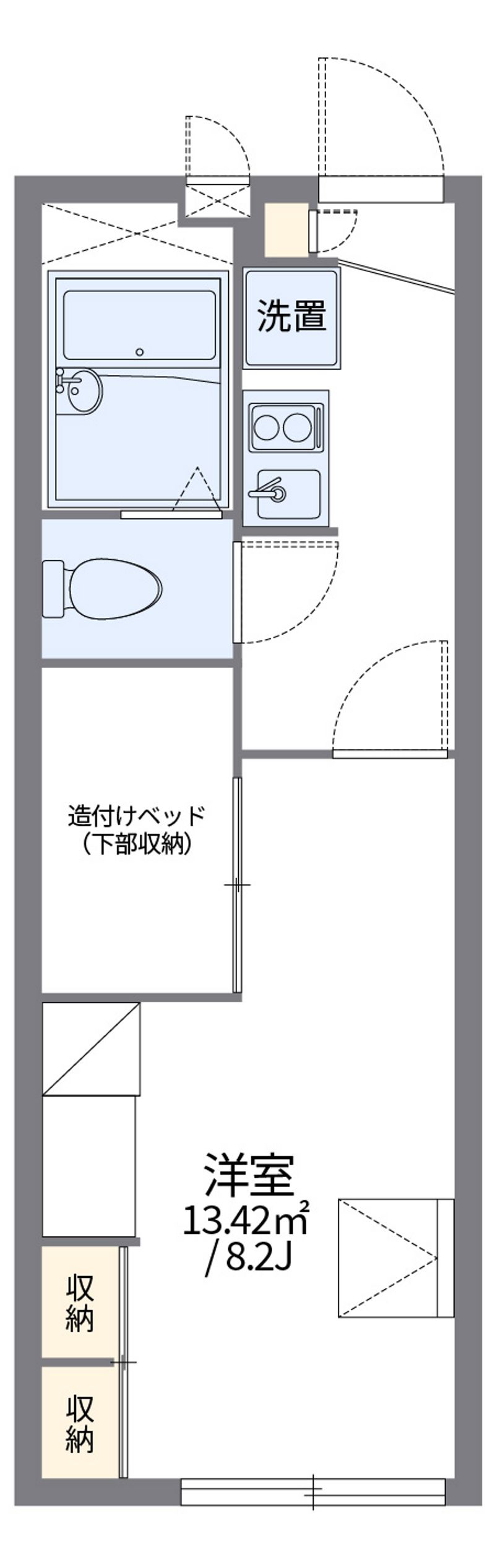 レオパレス辻九第一 間取図