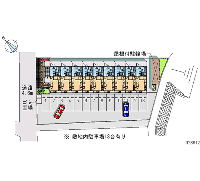 28612月租停車場